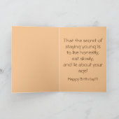 カワウソの誕生日の願い カード (内部)