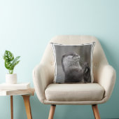 カワウソの首謀者の枕 クッション (椅子)