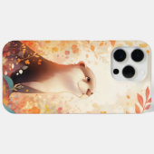 カワウソの魔法の葉っぱ Case-Mate iPhoneケース (裏面 (横))