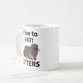 カワウソ大好きすぎる カワウソの面白グッズ コーヒーマグカップ (正面左)