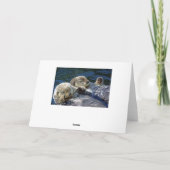 カワウソ記念日カード カード (裏面)