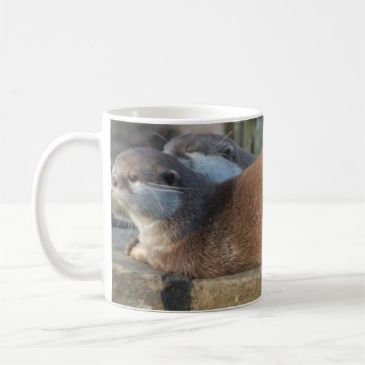 カワウソ コーヒーマグカップ (左)