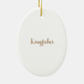 カワウソ セラミックオーナメント (裏面)