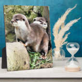 カワウソ フォトプラーク (側面)