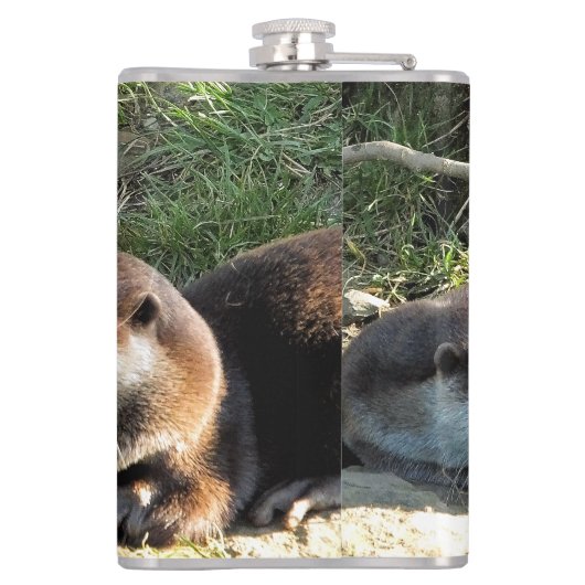 カワウソ フラスク (裏面)