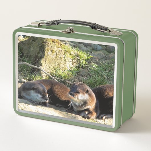 カワウソ メタルランチボックス (正面)