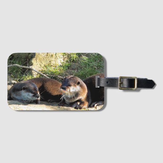 カワウソ ラゲッジタグ (正面横)