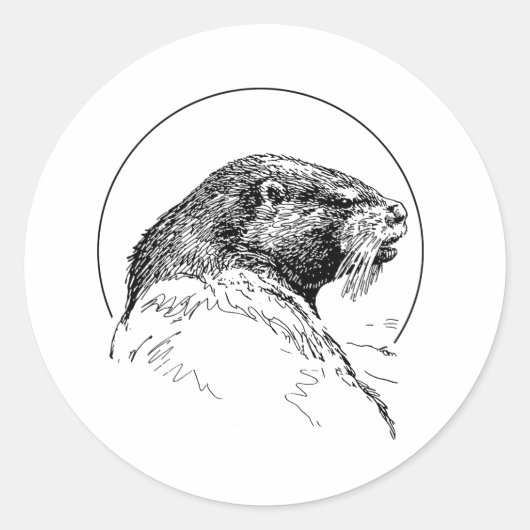 カワウソ ラベル (正面)