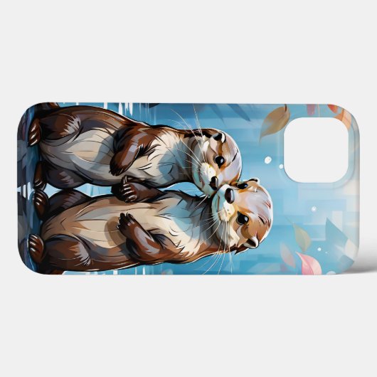カワウソ Case-Mate iPhoneケース (裏面 (横))