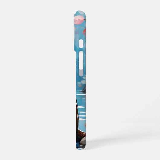カワウソ iPhone 16ケース (左側面)