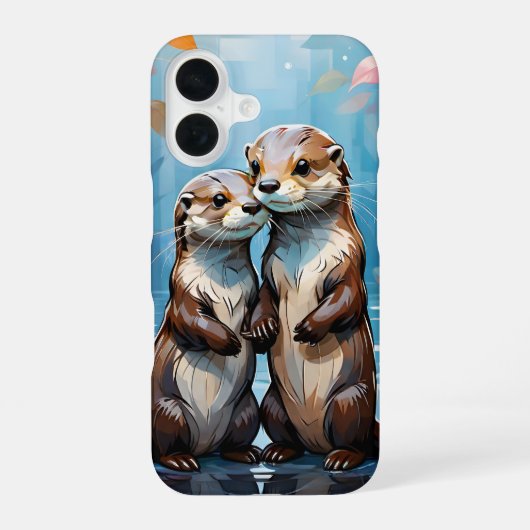 カワウソ iPhone 16ケース (裏面)