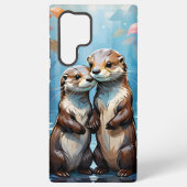 カワウソ SAMSUNG GALAXYケース (裏面)