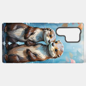 カワウソ SAMSUNG GALAXYケース (裏面横)