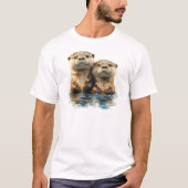 カワウソ Tシャツ (正面)