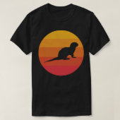カワウソ Tシャツ (デザイン正面)