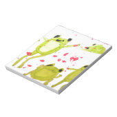 カワカエルイラストレーション ノートパッド (回転)