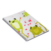 カワカエルイラストレーション ノートブック (右側)