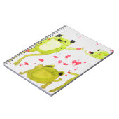 カワカエルイラストレーション ノートブック (左側)