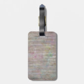 カワカッコいいイイ水彩(ばちゃばちゃ)跳ねるヴィンテージ ラゲッジタグ (裏面縦)