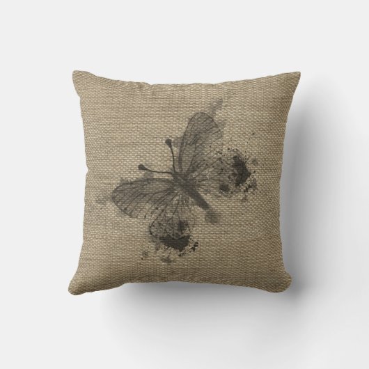 カワカッコいいイトレンディー(ばちゃばちゃ)跳ねるヴィンテージ クッション (裏面)