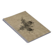 カワカッコいいイトレンディー(ばちゃばちゃ)跳ねるヴィンテージ ノートブック (右側)