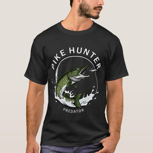 カワカマスハンターTシャツデザイン Tシャツ (正面)