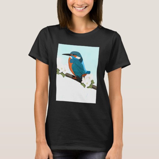 カワカマス鳥類生物学者 Tシャツ (正面)