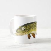 カワカマス コーヒーマグカップ (正面左)