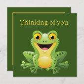 カワカ考えるエルの文字 ノートカード (正面/裏面)