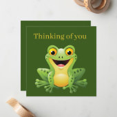 カワカ考えるエルの文字 ノートカード (正面/裏面インサイチュ)