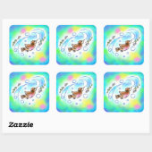 カワガラスちゃんスクエアシール スクエアシール (シート)