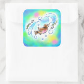 カワガラスちゃんスクエアシール スクエアシール (バッグ)