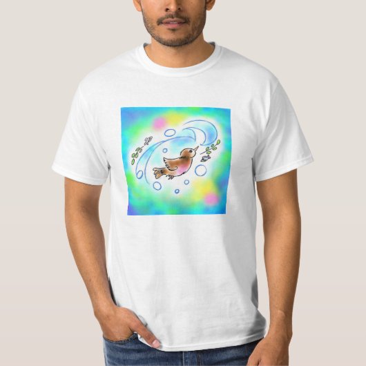 カワガラスちゃん Tシャツ (正面)