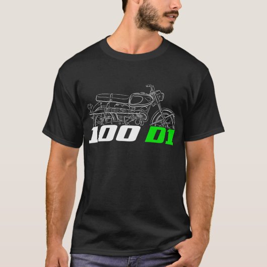 カワサキ100 D1 1966-1969 Tシャツ (正面)
