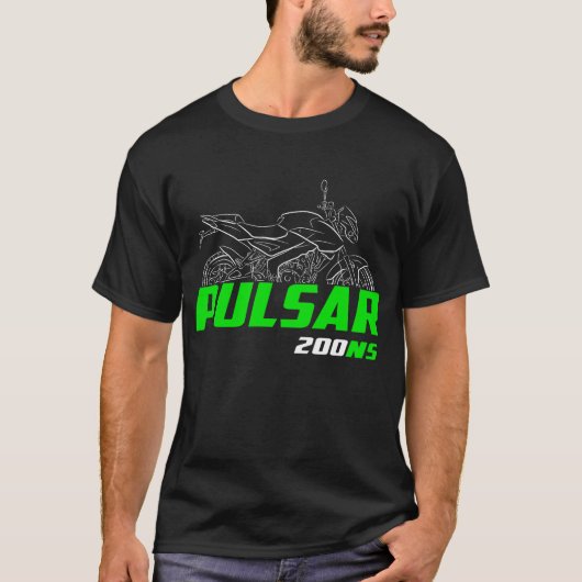 カワサキ バジャージ プルサー 200NS 2013-2016 Tシャツ (正面)
