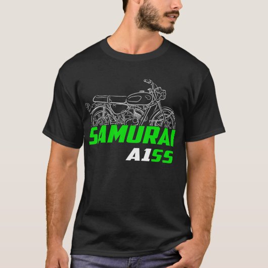 カワサキ A1SS サムライ 1967-1971 Tシャツ (正面)