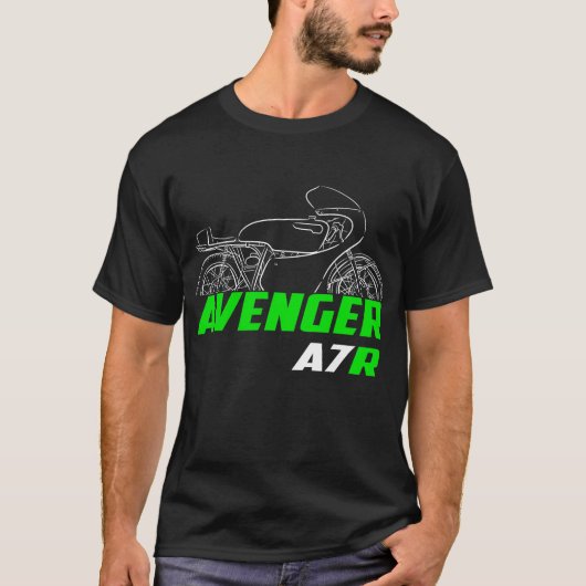 カワサキ A7R 1967-1971 Tシャツ (正面)