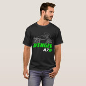 カワサキ A7R 1967-1971 Tシャツ (正面フル)