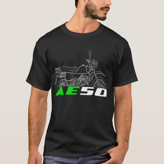 カワサキ AE50 1981-1986 Tシャツ (正面)