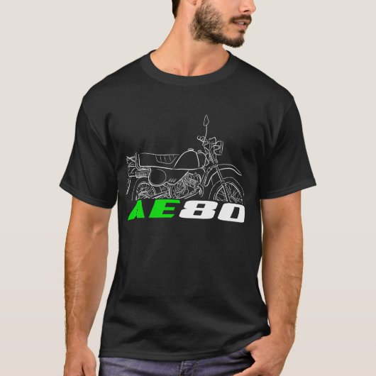 カワサキ AE80 1981-1986 Tシャツ (正面)