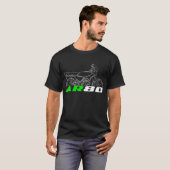 カワサキ AR80 1981-1990 Tシャツ (正面フル)