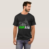カワサキ KSR110 2002-2010 Tシャツ (正面フル)