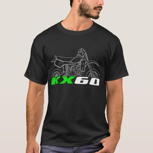 カワサキ KX60 1985-2004 Tシャツ (正面)