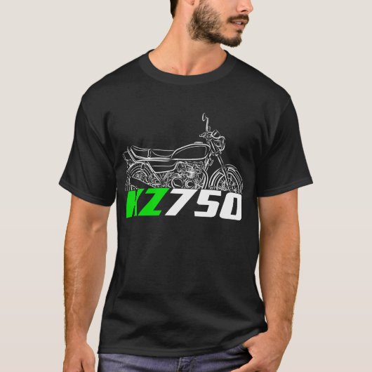 カワサキ KZ750B 1976-1980 Tシャツ (正面)