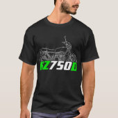 カワサキ KZ750D 1979年 Tシャツ (正面)