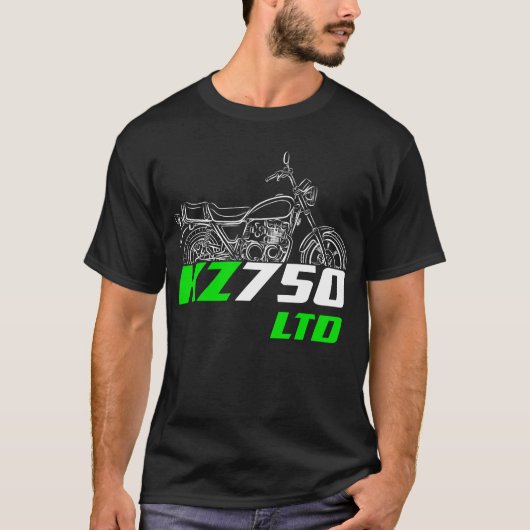 カワサキ KZ750LTD 1980-1984 Tシャツ (正面)