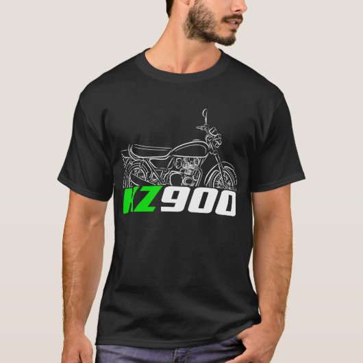カワサキ KZ900 1976-1977 Tシャツ (正面)