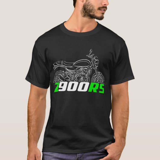 カワサキ Z900RS 2018-2025 Tシャツ (正面)