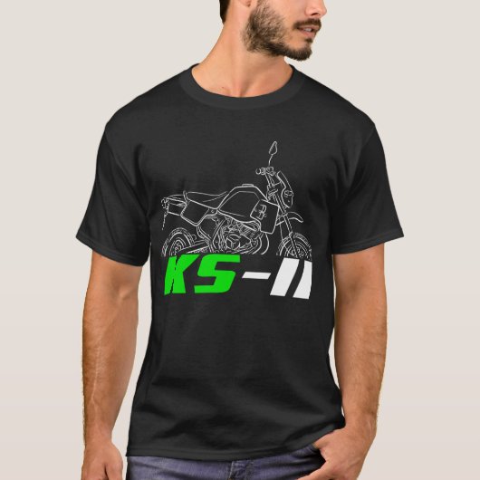 カワサキKS-II 1987-1989 Tシャツ (正面)