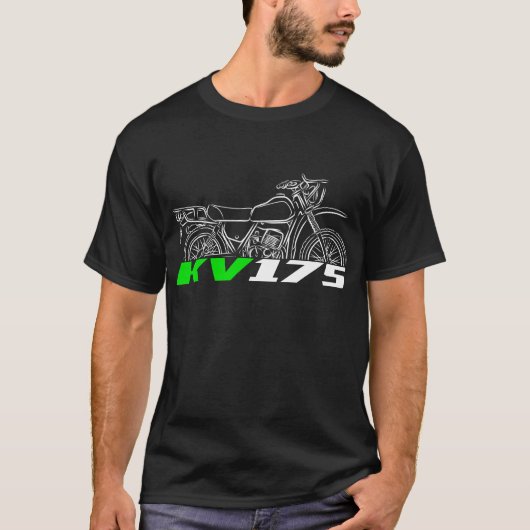 カワサキKV175 1981-1989 Tシャツ (正面)